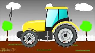 Tractor Transform Into Truck - Monster Trucks For Children - Mega Kids Tv