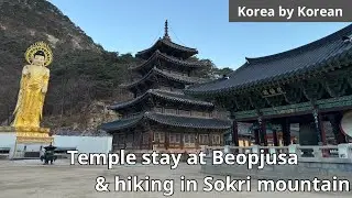 Chungcheongdo | Songni mountain🏞️, Beopjusa Korea Temple stay🧘&zwj;♂️