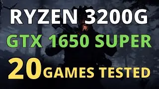 RYZEN 3 3200G GTX 1650 SUPER TEST IN 20 GAMES