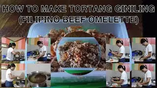 How to Make Tortang Giniling (Filipino Beef Omelette) | My Own Recipe | Addison Arenas