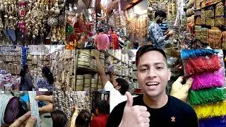 Lace fabric wholesale Market in purani (old) delhi | Best shopping places for girls in delhi
