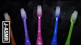 [音フェチ]🤐歯ブラシでジョリジョリマイクをなぞったり、毛先を指でなぞったり - Toothbrush[ASMR]