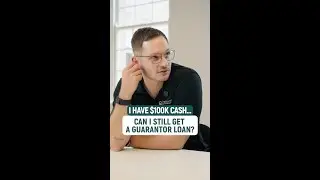 If I have $100K in cash, can I still get a guarantor loan and put that cash in an offset?