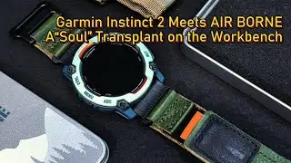 The Garmin Instinct 2 Mod: How an AIR BORNE Strap Made It Go Rogue #garmin  #instinct2