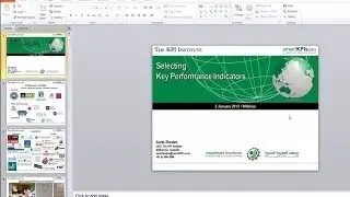 Selecting Key Performance Indicators, by Aurel Brudan, CEO The KPI Institute