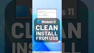 Чистая установка Windows 11 с USB-накопителя