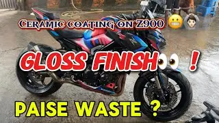 Ceramic coating on Kawasaki Z900 | Paise Waste !🙆🏻