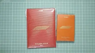 Abrindo o Poca e Platform version do Golden Hour Part 1, &aacute;lbuns do ATEEZ! [Unboxing]