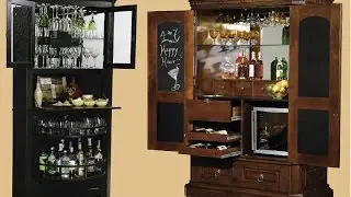 Exquisite Tall Bar Cabinet Design Ideas