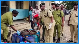 WATU SITA WANASWA WAKIIBA MAFUTA KAMBI YA WACHINA MBEYA