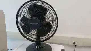 Comfort Zone CZ121BK 3 Speed 12 inch Oscillating Table Fan Review, Compact And Powerful Fan! Love It