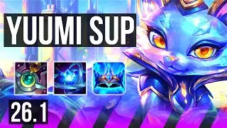 YUUMI & Lucian vs LUX & Sivir (SUP) | Good KDA: 5/1/26 | EUW Master | 26.1