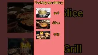 cooking vocabulary part1 #cookingvocabulary #english #spokenenglish #learnenglish