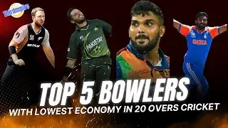 Top 5 bowlers with lowest economy in 20 overs cricket😳😳| सबसे कम इकॉनमी वाले शीर्ष 5 गेंदबाज🔥🔥🔥