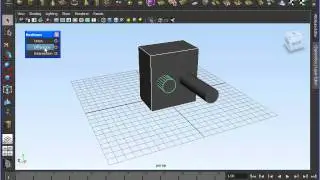 Autodesk Maya Poligonos Operaciones booleanas.mov