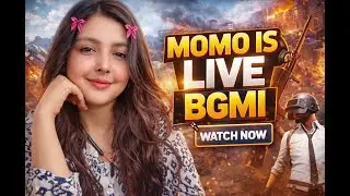 Momo is live Bgmi Op Moments😍❤️ 🔥 | Full Power Gameplay