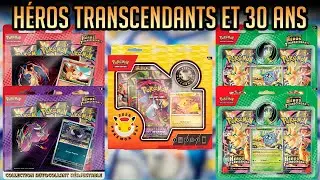NOTRE RETOUR AVEC HEROS TRANSCENDANTS ET LE COFFRET 30 ANS #pokemon   #tcg