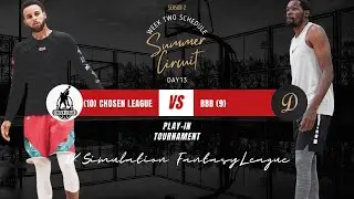 CHOSEN LEAGUE vs BBB ! Drew League Summer Circuit Play-In ! Day 13