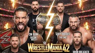Roman Reigns' WrestleMania 42 Opponent LEAKED! 😱 3 Shocking Matches! #WrestlingWorld #RomanReigns
