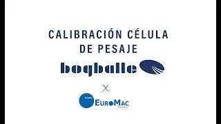 Calibración célula de pesaje BOGBALLE