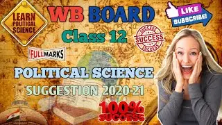 Political Science Suggestion 2021|In Hindi |Class 12|Wbchse Board Suggestion|Pioneer Binod Education