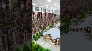 a hot spring resort model  #modelmaking #customized#realestate #scalemodel #fyp