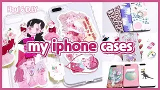 [협찬event🎉] 취저 탕탕 아이폰 케이스 9종 하울 📱 초간단 D.I.Y ! 큐티뽀짝 클리어 케이스 꾸미기 💕 츄삐