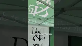Display canopy with logo printing