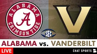 Alabama vs. Vanderbilt Live Streaming Scoreboard, Play-By-Play, Highlights | Week 6 SEC On ABC