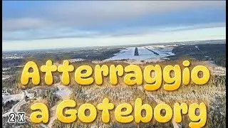 ATTERRAGGIO A GOTEBORG CON LA NEVE