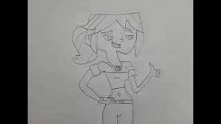 My Drawing Picture of Rosa Maria from Disventure Camp (Rosa Maria Rivera Rules)