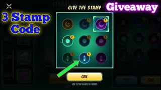 Stamp collection code giveaway free fire 🤫🤫 first viewer get 3 stamp code