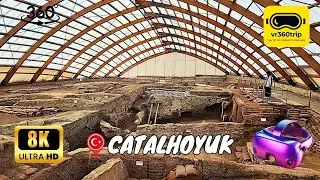 Catalhoyuk, The First House in History - 8K 360 VR Video - Virtual Reality 360 Trip