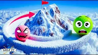 ЗИМНИЙ ГОЛЬФ И ПРЕДАТЕЛЬСКИЕ СТОЛКНОВЕНИЯ!! - GOLF IT!
