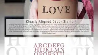 Clearly Aligned Decor Stamps by Re&middot;Design with Prima&reg;