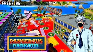 Difficult Parkour map 🤯 Free Fire Best Parkour ! New Parkour map ! New Craftland 