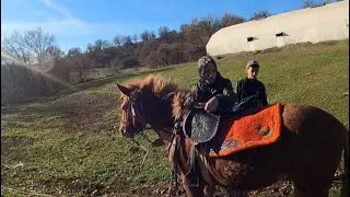 Ablam Eniştem Geldi...Ata İlk Defa Bindik💯Hiç Böyle Tahmin Etmedim..