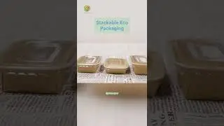 Microwave Safe Paper Eco-friendly Takeout Packaging #sushi #food #cooking #disposablefoodpackaging