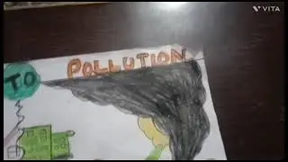 (Solution  To Pollution). Stop Pollution drawing .