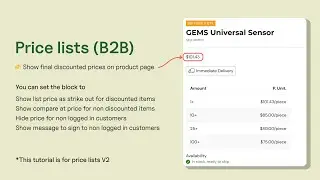 Show final discounted price on Product page in Shopify (B2B Price list v2) | Shopify functions