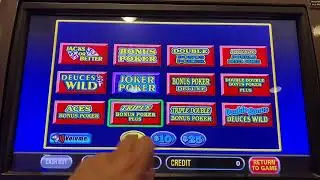 $25 a hand high limit video poker 