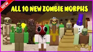 Find The Zombie Morphs - How To Get ALL 10 NEW ZOMBIE MORPHS - UPDATE - ROBLOX