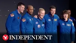 Moment Nasa announces Moon-bound Artemis II mission crew