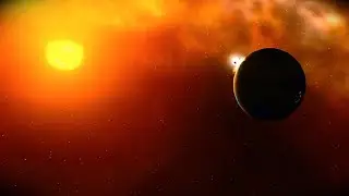 The war the explosion of the sun
