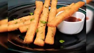 Crispy Potato Cheese Sticks Recipe / Potato Sticks /