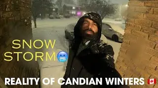 Snow storm in Canada | Must watch | Winter hustle