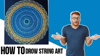 simple thread pattern(string art)