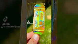 FOIL DECK FINGERBOARDS (OIL SLICK) #fingerboard #skate #fingerboarding #lcboards #diy #skateboard