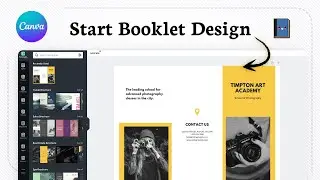 How to make a booklet in canva (Visual Guide)