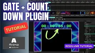 Gate + Count Down Plugin Tutorial #1 || Resolume Tutorial